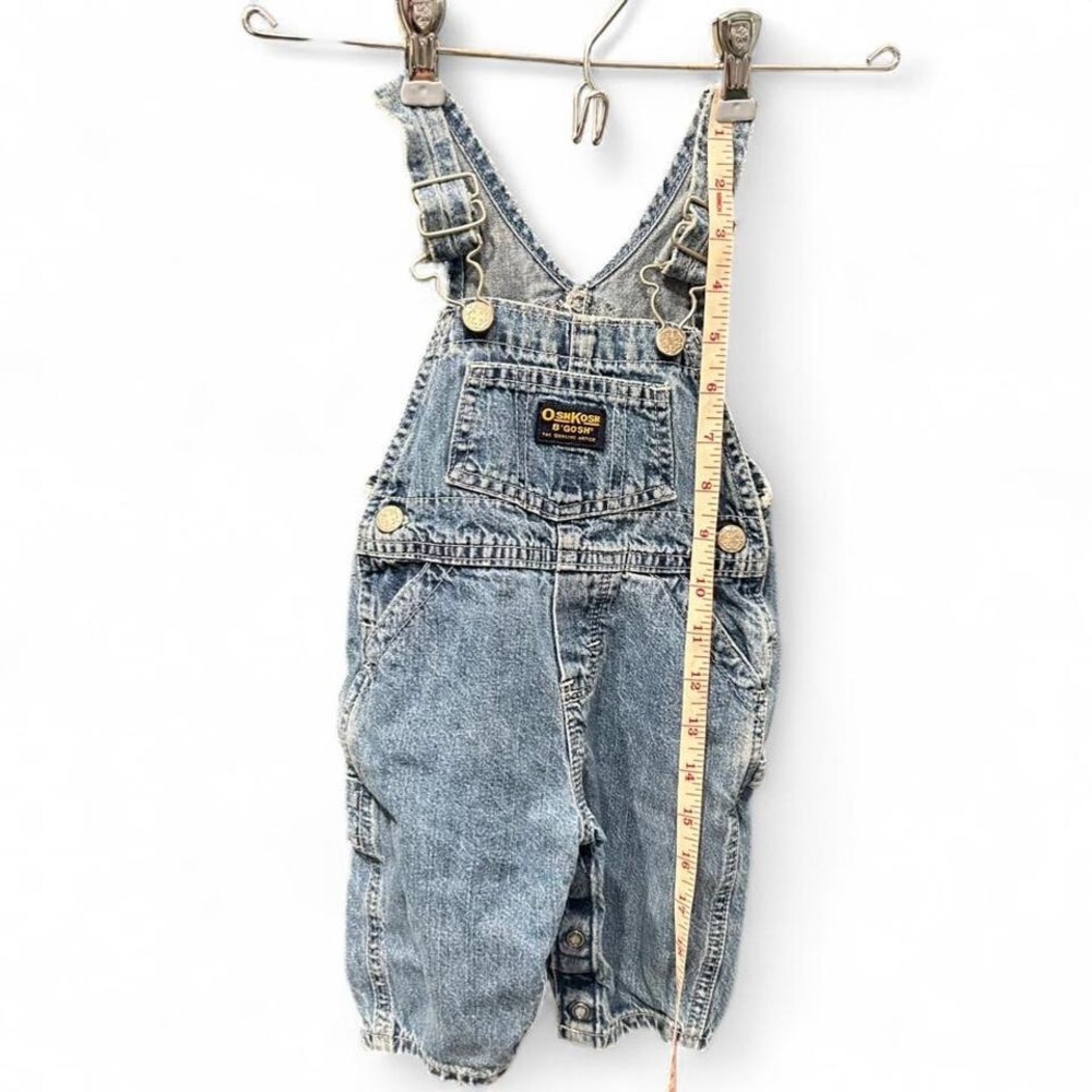 Vintage paper tag Oshkosh overalls size medium (s1)‎